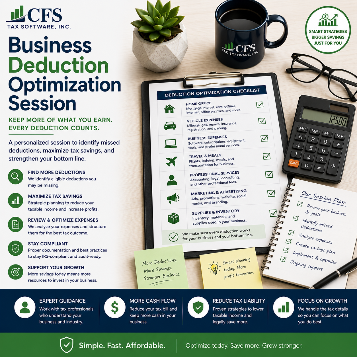 Business Deduction Optimization Session