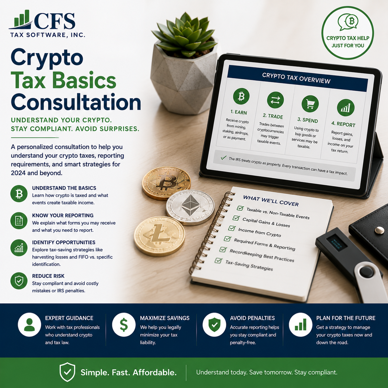 Crypto Tax Basics Consultation