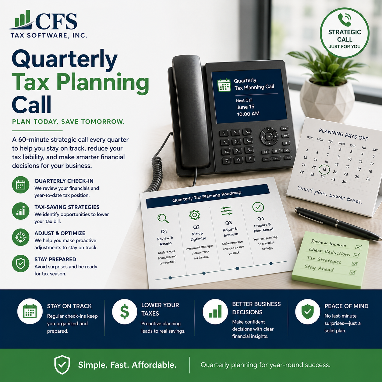 Quarterly Tax Planning Call